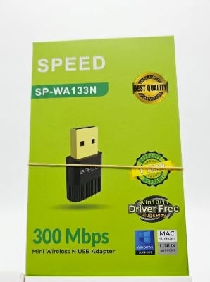 Picture of Speed SP-WA133N 300Mbps Mini Wireless N USB Adaptor - Black