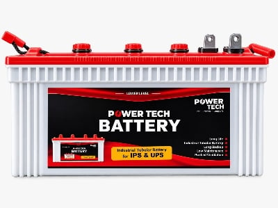 Picture of Power Tech 220T 12V Industrial Tubular Battery for IPS UPS