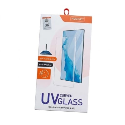 Picture of For Xiaomi Redmi Note 14 Pro/ Redmi Note 14 Pro Plus Premium Quality Mossily UV Curved Glass Screen Protector (A+ Grade)