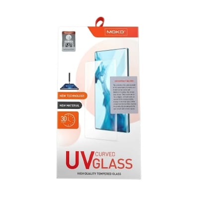 Picture of OnePlus 7 Pro/8/9/10/11/11R/12/12R/13/13R Mossily Premium UV Screen Protector with Edge to Edge Full Coverage. High-Quality Tempered Glass. Original MOSSILY UV Screen Protector.