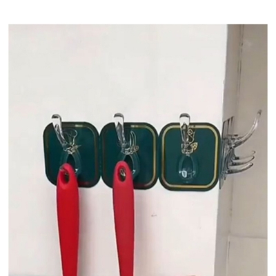 Picture of No-Drill Six-Row Hook Organizer: Non-Slip, Hassle-Free Installation
