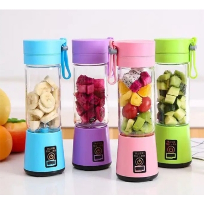 Picture of Travel Blender with 380ml Capacity: Make Delicious Smoothies, Shakes, and Juices on the Go-Multicolor