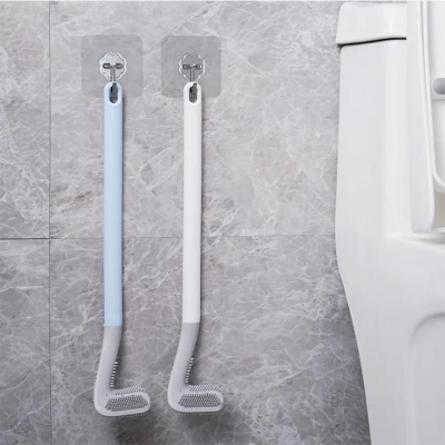 Picture of Flexible Bendable Silicone Golf Toilet Bowl Cleaner Brush, Toilet Brushes for Bathroom 360