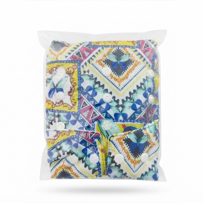 Picture of Washable Baby Diper for 0-24 month baby-Multicolor