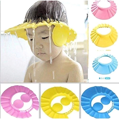 Picture of Baby shower cap Soft & Comfortable -1pcs-Multicolor
