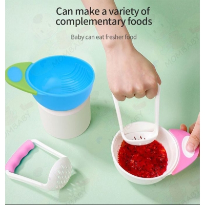 Picture of Baby Food Grading Bowl with Masher-Multicolor