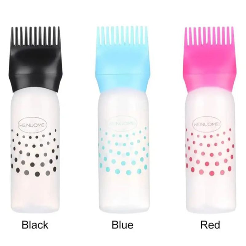 Picture of Precision Hair Color Oil Bottle with Root Comb - Squeeze Applicator-Multicolor