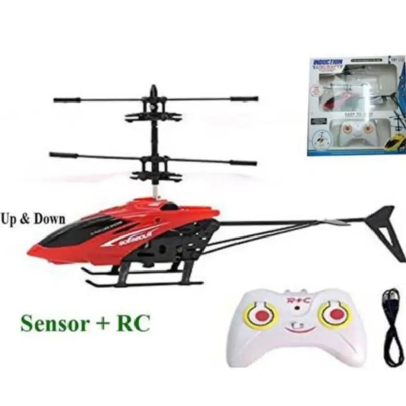 Picture of Remote Control Mini RC Infrared Induction Helicopter Toy For Kids