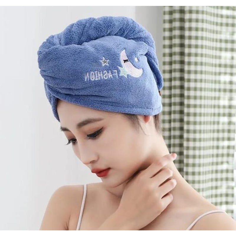 Picture of High quality Magic Shower Cap Soft Microfiber ,Girls Hair Towel Super Absorbent Quick Drying