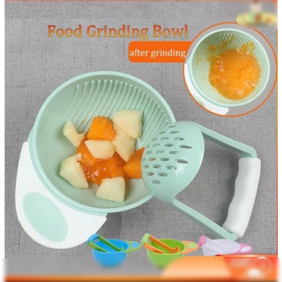 Picture of Baby Food Grading Bowl with Masher-Multicolor