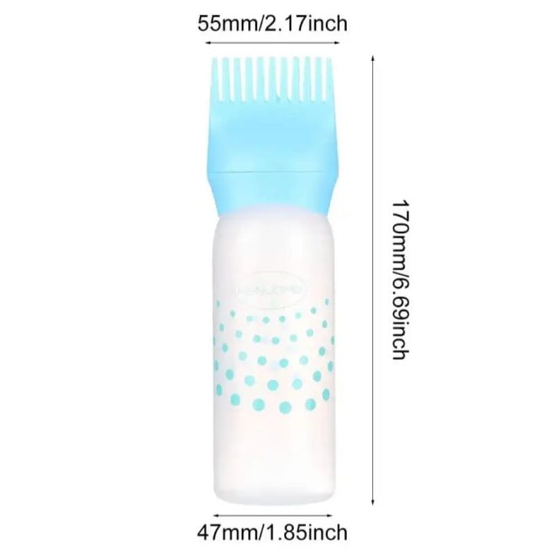 Picture of Precision Hair Color Oil Bottle with Root Comb - Squeeze Applicator-Multicolor
