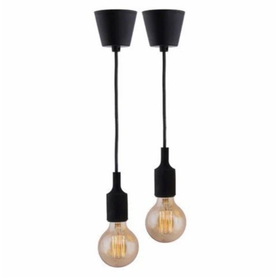 Picture of Pendant Hanging Light Children Room Pendant Holder 1 pis-Black
