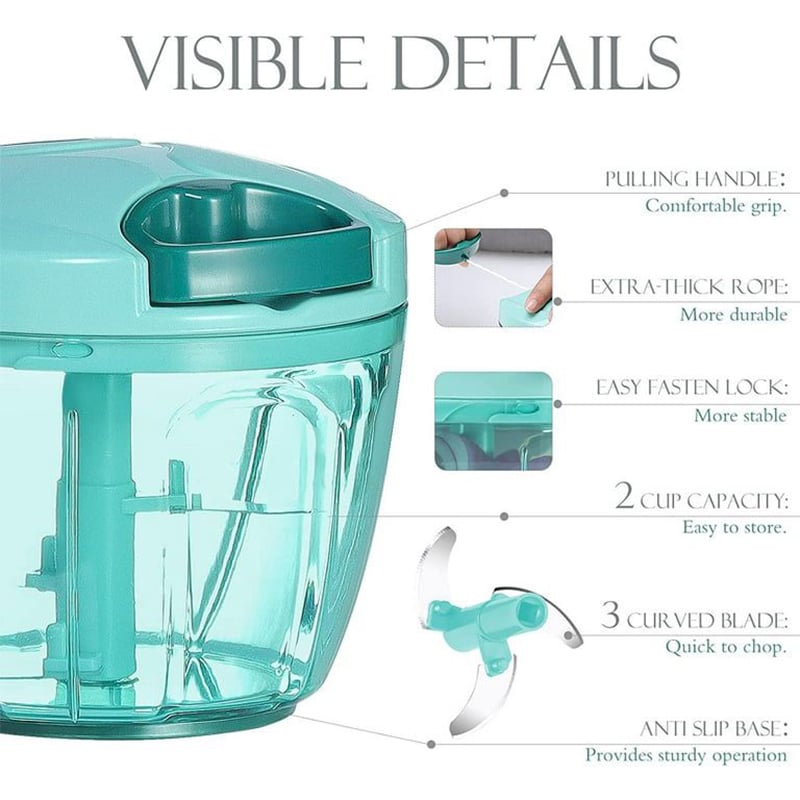 Picture of Manual Food Processor Vegetable Chopper