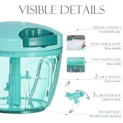 Picture of Manual Food Processor Vegetable Chopper