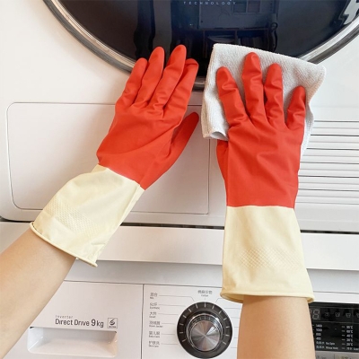 Picture of Natural Rubber Latex Dishwashing Gloves