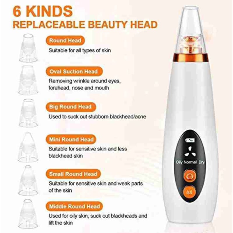 Picture of Electric Face Suction Removal Machine Pore Cleaner black Electric Face Suction Removal Machine Pore Cleaner black Head Vacuum Pimple Black Head Remover
