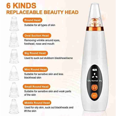 Picture of Electric Face Suction Removal Machine Pore Cleaner black Electric Face Suction Removal Machine Pore Cleaner black Head Vacuum Pimple Black Head Remover