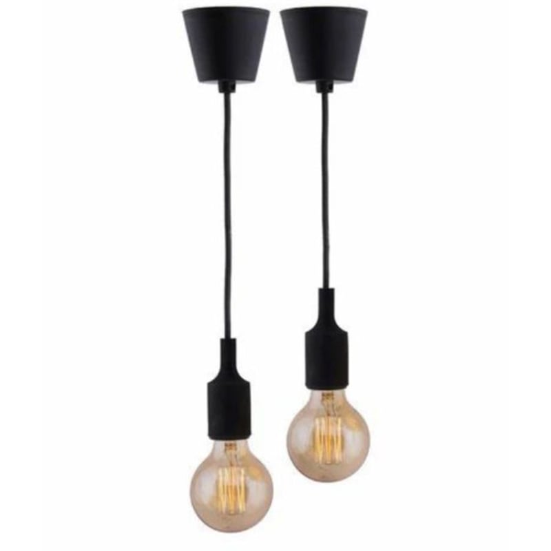 Picture of 6 Pcs Pendant Hanging Light Children Room Pendant Holder-Black
