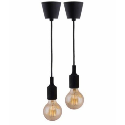 Picture of 6 Pcs Pendant Hanging Light Children Room Pendant Holder-Black