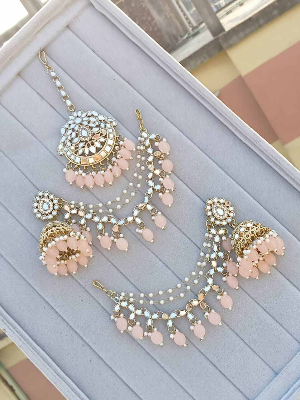 Picture of Indian Jumka Yarring - Ear Ring + Tikli