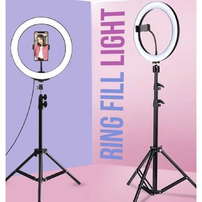Picture of 12 Inch LED Ring Light with Adjustable Stand & Phone Holder
