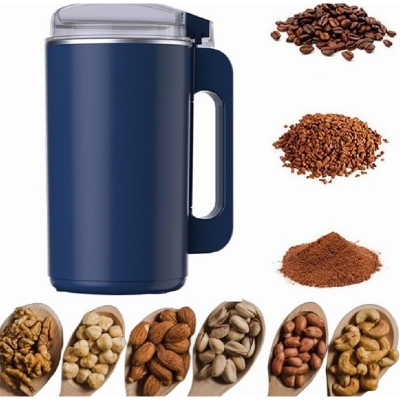 Picture of Mini Electric Coffee Beans Chopper – Superfine Powder Grinding Machine for Spices, Grains, and Beans – Efficient Kitchen Grinder Blender Tool– (950 WatT)-Blue