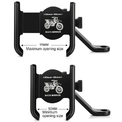Picture of Aluminum Alloy Adjustable Bike Mobile Phone Holder