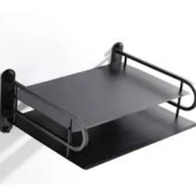 Picture of Metal Router Stand Router Storage Box Router Storage Wifi Router Storage Box-D Shop-Black
