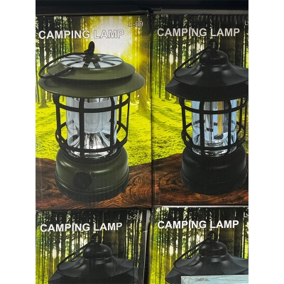 Picture of Camping Lamp Lantern Lamp Outdoor Emergency Hanging Light Portable USB Rechargeable LED Lamp-Multicolor