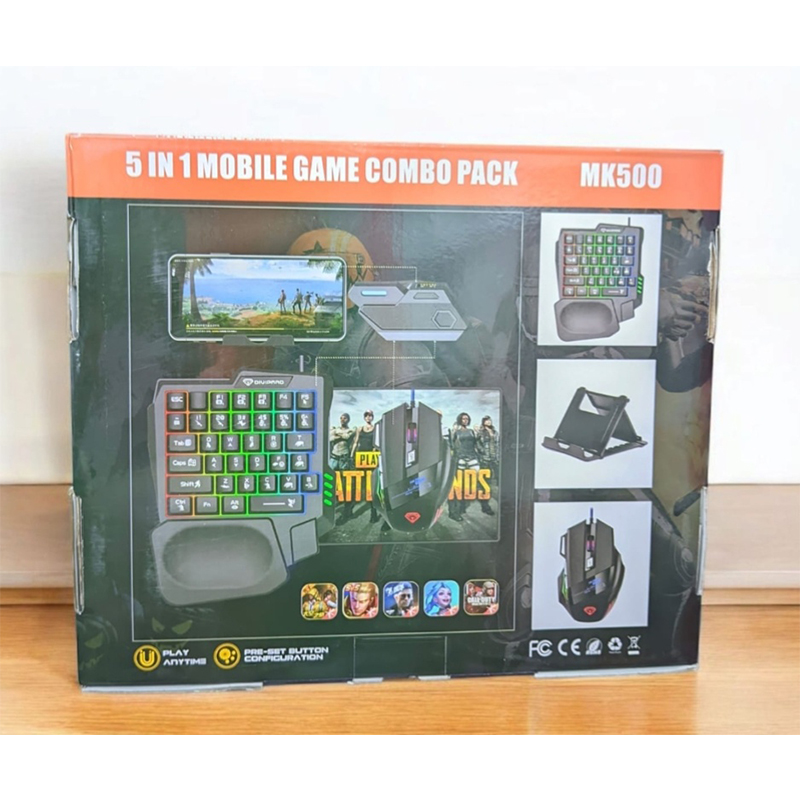 Picture of 5 in 1 Mobile Gaming Combo Pack-Multicolor