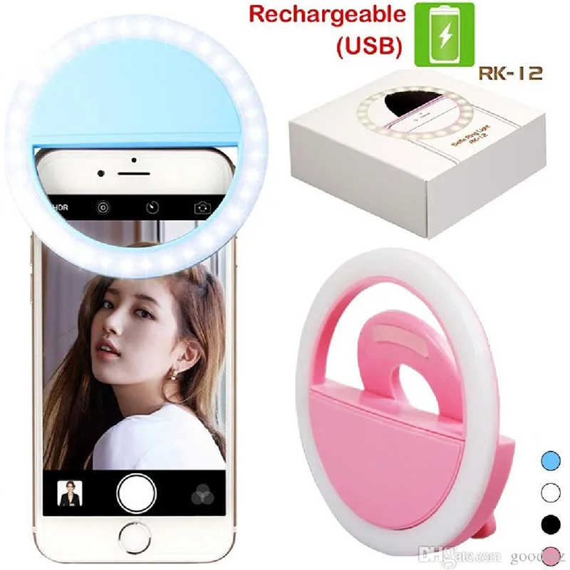 Picture of Selfie Ring Light Rechargeable Portable Mini LED Light