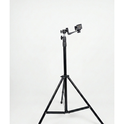 Picture of Premium 7 Feet Light Stand with 360° Rotatable Mobile Holder-Black