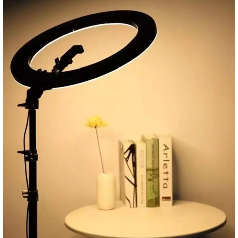 Picture of 10 -inch LED Ring Phil Dimmable Ring light With 7 Feet Stand and Featuring Powerful LED Technology for Stunning Lighting Effects-Multicolor