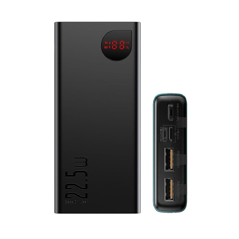 Picture of Beseus Power Bank Adaman 22.5w 20000Mah PPAD000101 Metal Digital Display Quick Charge Power Bank-20K mAh- 22.5Watt