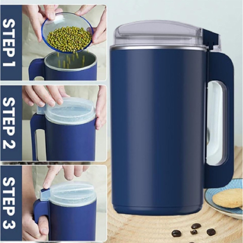Picture of Mini Electric Coffee Beans Chopper – Superfine Powder Grinding Machine for Spices, Grains, and Beans – Efficient Kitchen Grinder Blender Tool– (950 WatT)-Blue