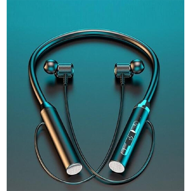 Picture of Bluetooth 5.0 IPX5 Neckband Wireless Earphone-Black