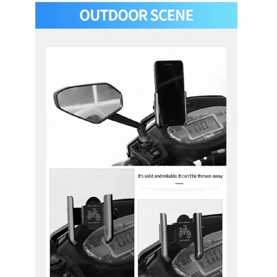 Picture of Aluminum Alloy Adjustable Bike Mobile Phone Holder