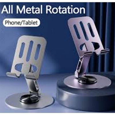 Picture of FOLDING ALUMINUM PHONE & TABLET STAND WITH 360° ROTATION