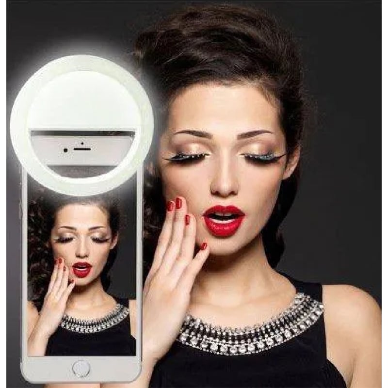 Picture of Selfie Ring Light Rechargeable Portable Mini LED Light-Multicolor