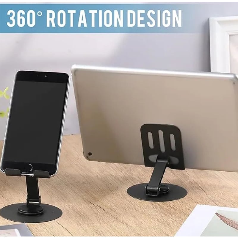 Picture of Explosions desktop mobile phone bracket all metal 360 ° rotating folding flat ipd multifunctional universal lazy bracket