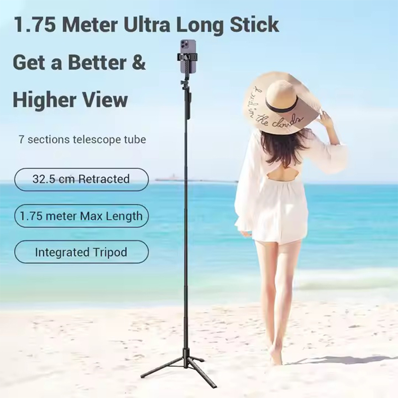 Picture of Premium Handheld Stabilizing K28 SELFIE STICK TRIPOD (5 Foot) 360 degrees Rotation with remote-Black