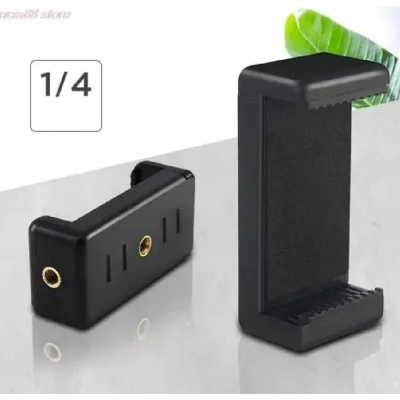 Picture of Mobile Phone Holder Mount for Tripod camera Stand-Black