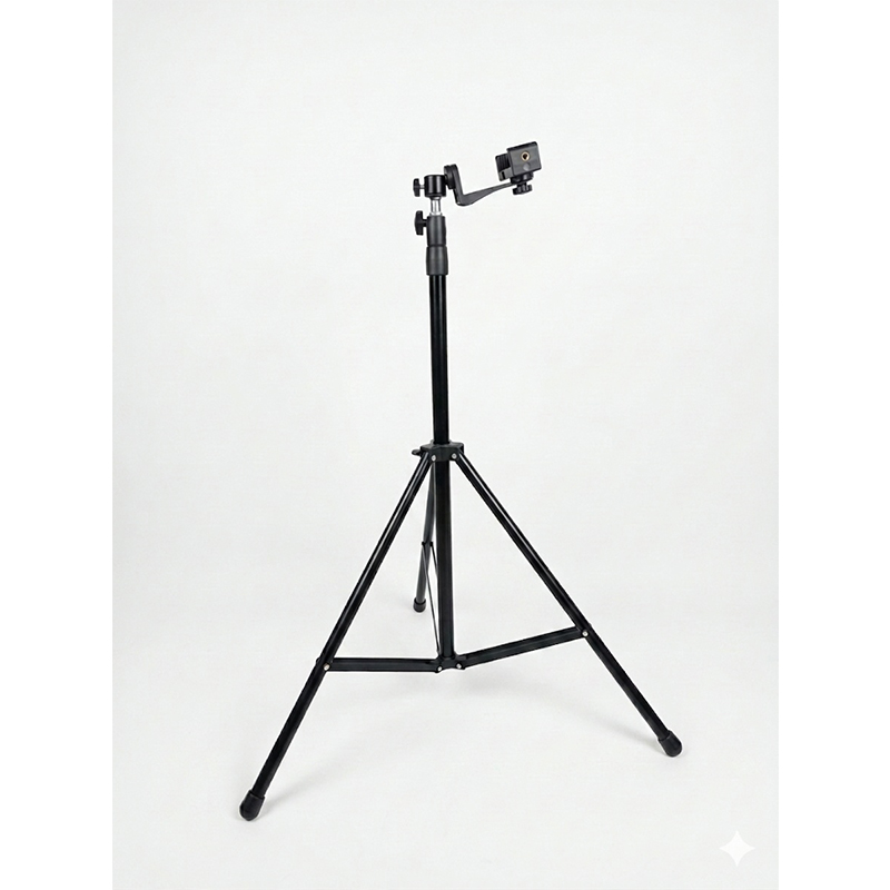 Picture of Premium 7 Feet Light Stand with 360° Rotatable Mobile Holder-Black