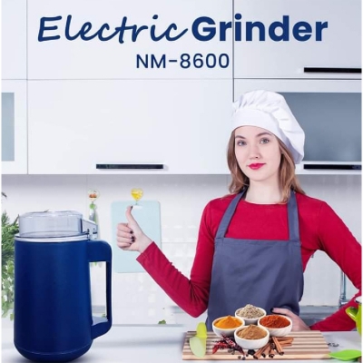 Picture of Mini Electric Coffee Beans Chopper – Superfine Powder Grinding Machine for Spices, Grains, and Beans – Efficient Kitchen Grinder Blender Tool– (950 WatT)-Blue
