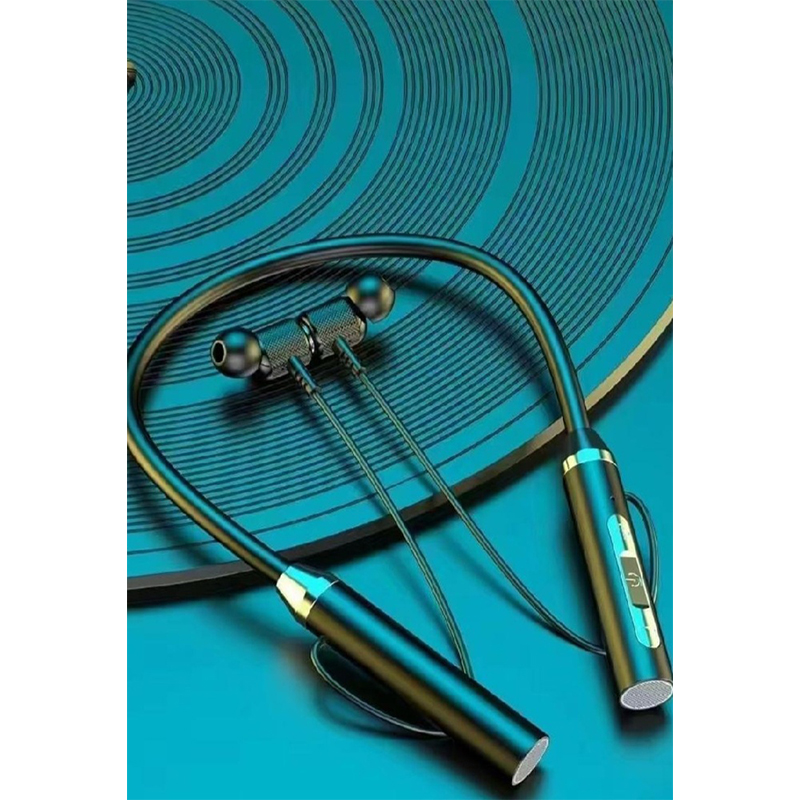 Picture of Bluetooth 5.0 IPX5 Neckband Wireless Earphone-Black