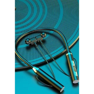 Picture of Bluetooth 5.0 IPX5 Neckband Wireless Earphone-Black