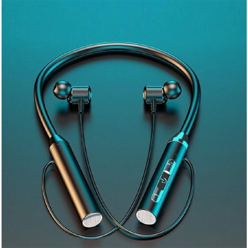 Picture of Lenovo HE05X (Black Box Official) Bluetooth 5.0 IPX5 Waterproof Neckband Wireless Earphone-Black