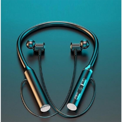 Picture of Lenovo HE05X (Black Box Official) Bluetooth 5.0 IPX5 Waterproof Neckband Wireless Earphone-Black