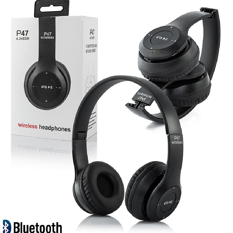 Picture of P47 Wireless Bluetooth Headphone-Multicolor