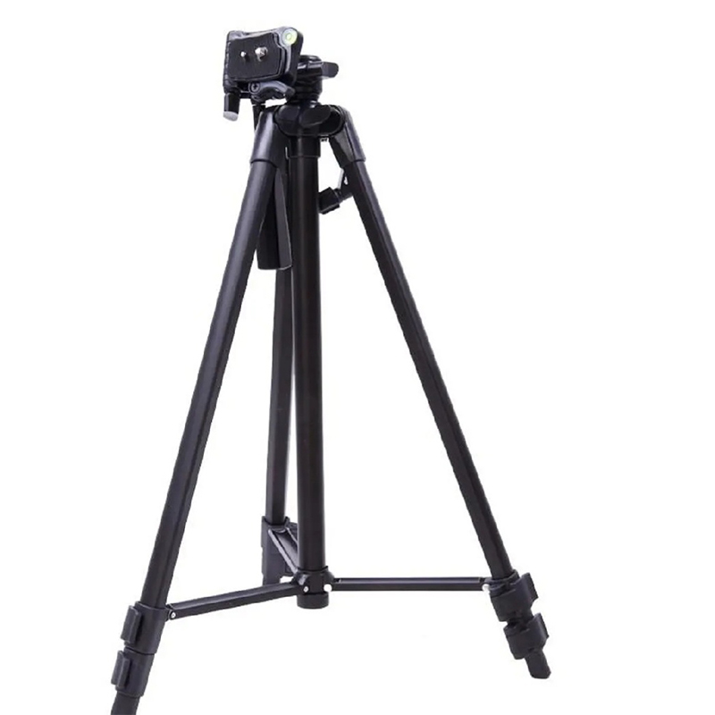 Picture of Tripod Stand 380A Mobile Stand Camera Stand Pro 3 Way Head - Black - Maximum Height: Approx. 1345mm/52.97inch-Black